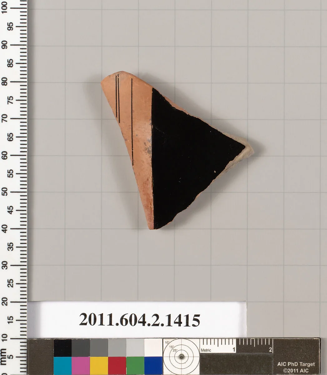Terracotta fragment of a skyphos (deep drinking cup) — Unknown