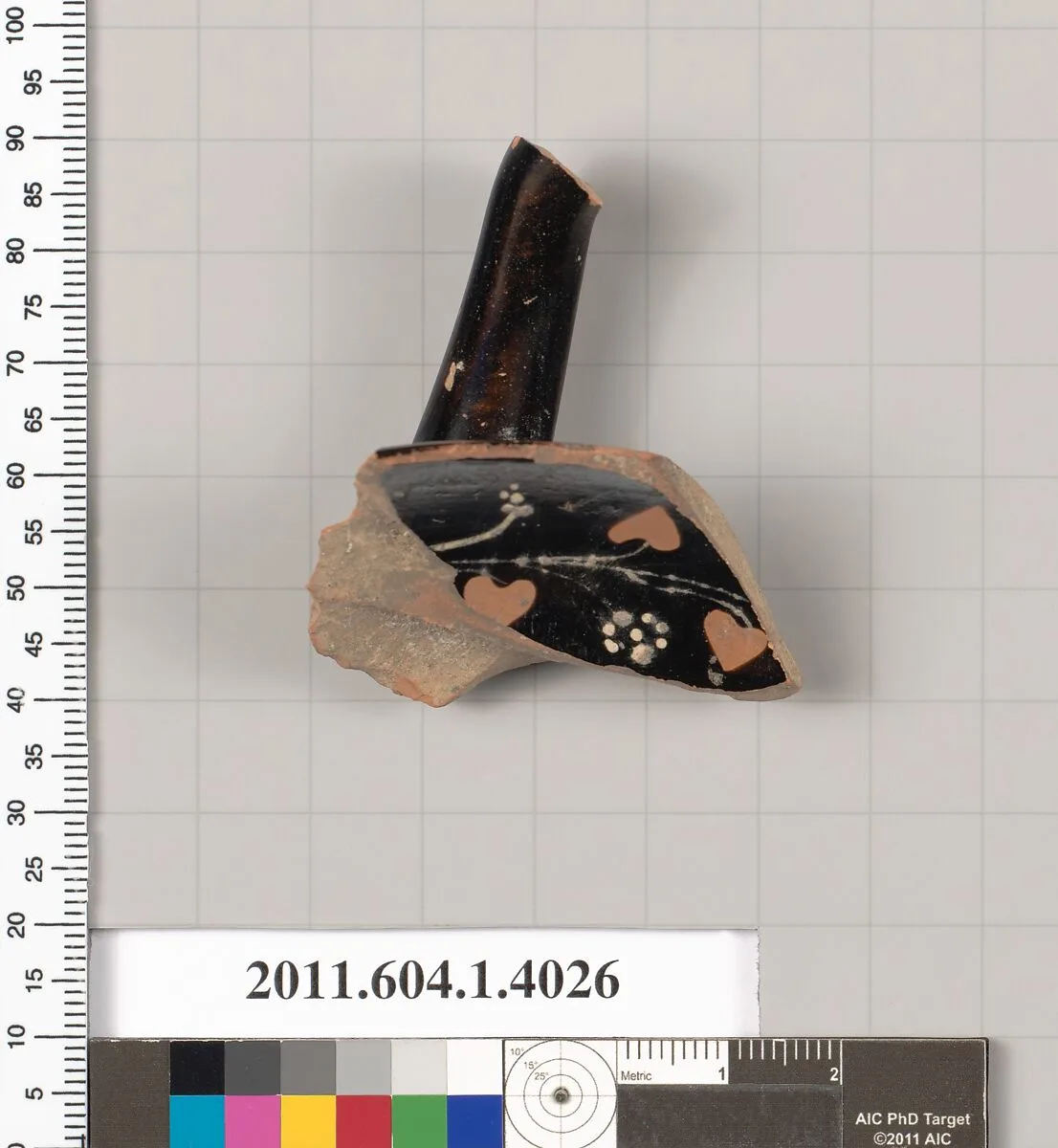 Terracotta rim fragment of a kylix (drinking cup) — Unknown