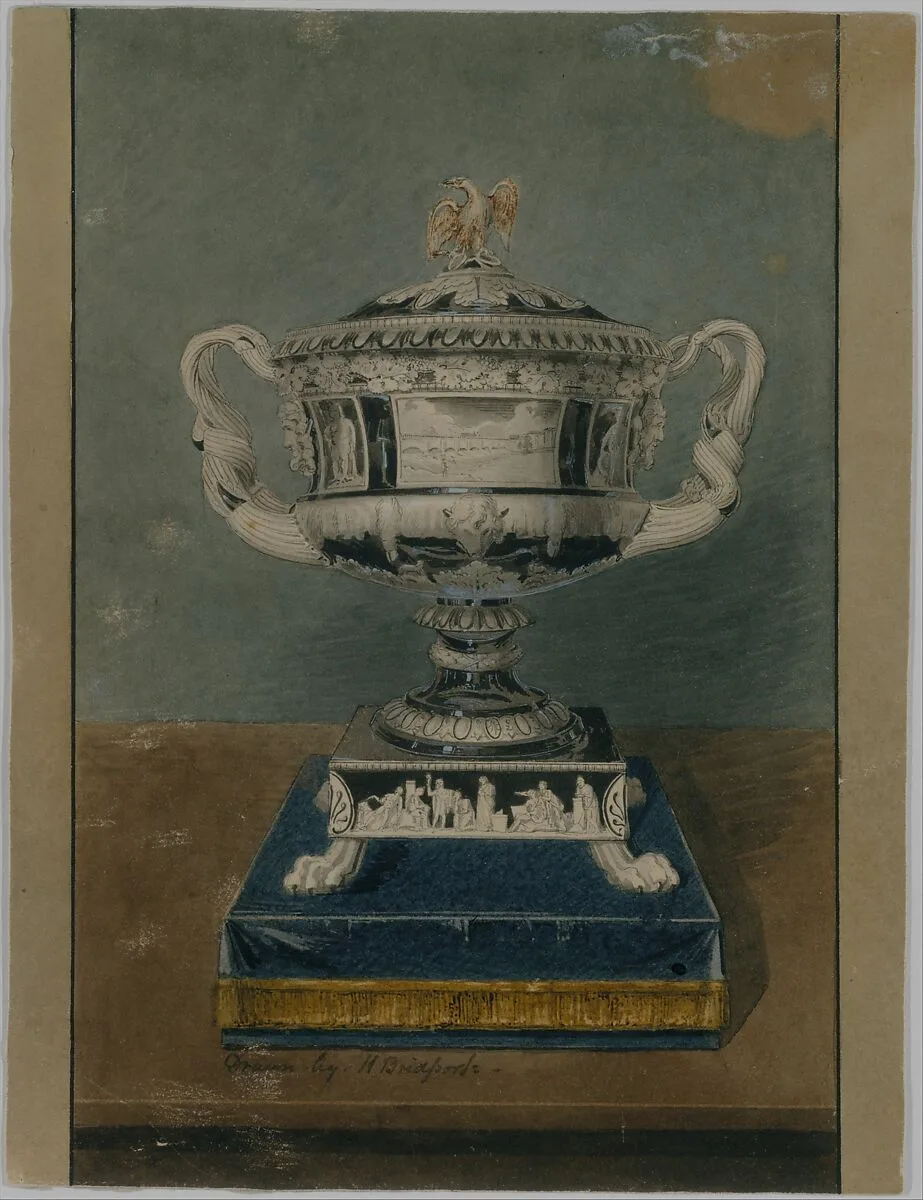 Drawing of Clinton Vase — Thomas Fletcher|Hugh Bridport