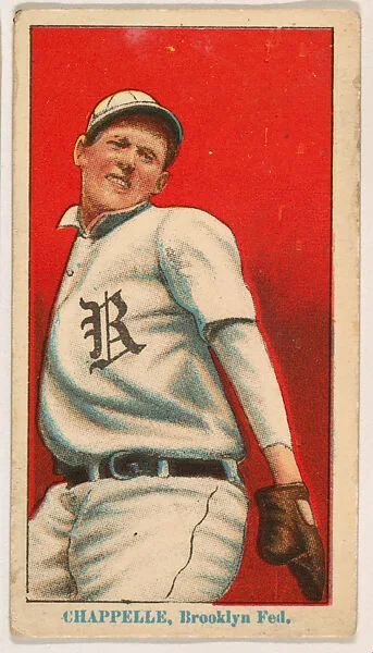 Bill Chappelle, Brooklyn, from Coupon Cigarettes Baseball Issue, 1914-1916 — Coupon Cigarettes