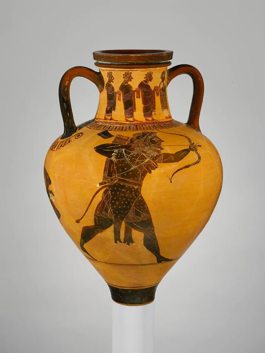 Terracotta neck-amphora (jar) — Princeton Group
