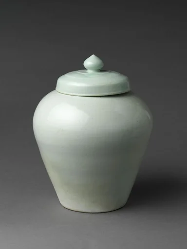 백자 뚜껑 있는 호 조선|白磁有蓋壺 朝鮮|Jar with lid