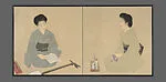 鴨下晁湖筆 「老妓図」|Elderly Geisha (Rōgi) 老妓図 — Kamoshita Chōko 鴨下晁湖