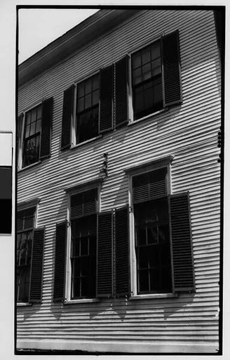 [Detail of Clapboard House Façade]