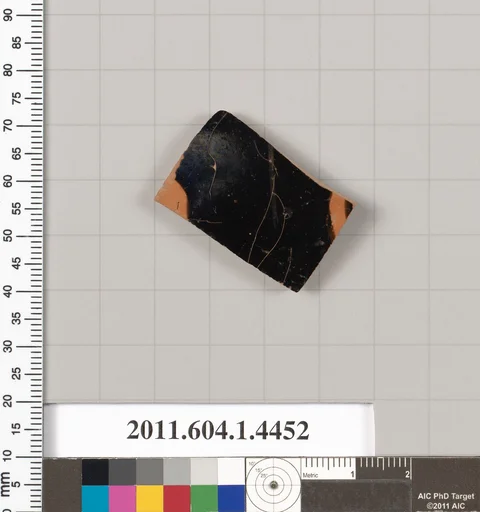 Terracotta fragment of a kylix (drinking cup)