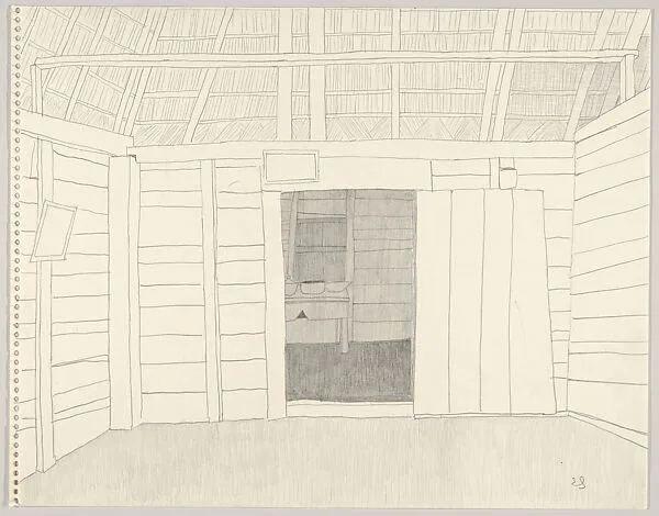 Interior Hut Near Mariel Cuba 1959 — Emilio Sanchez