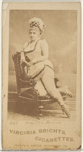 Card 443, from the Actors and Actresses series (N45, Type 1) for Virginia Brights Cigarettes