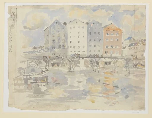 Mills and Footbridge, Meaux