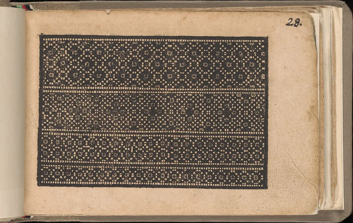 Schön newes Modelbuch (Page 28r) — Sigismundus Latomus