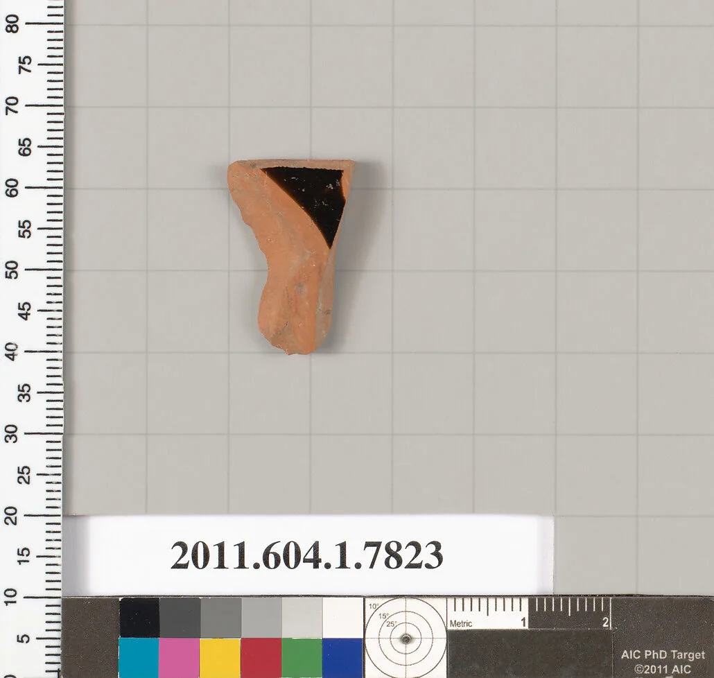 Terracotta fragment of a kylix (drinking cup) — Unknown