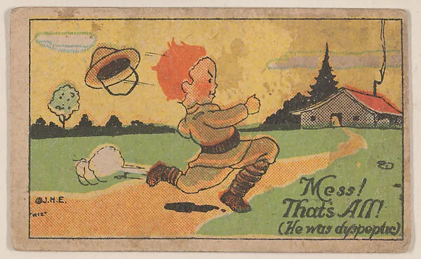 Mess! That's All! from Eggers comic cards (W607) — Unknown