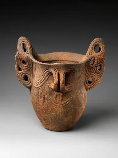 把手付深鉢形土器|Deep Vessel with Handles