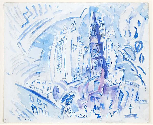 Saint Paul's, Manhattan — John Marin