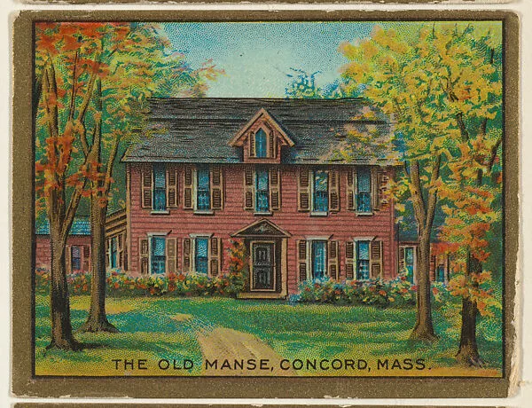 The Old Manse, Concord, Massachusetts, from the "Historic Homes" series (T69), issued with Helmar Cigarettes by S. Anargyros Tobacco Company — S. Anargyros Tobacco Company