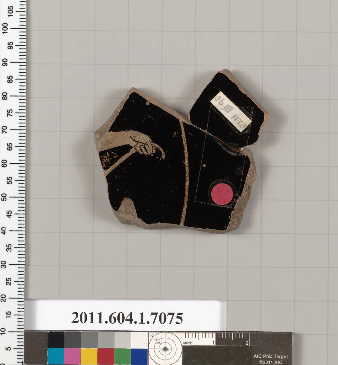 Terracotta fragment of a kylix (drinking cup) — Unknown