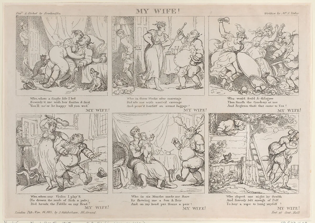 My Wife! — J. Sidebotham|Thomas Rowlandson