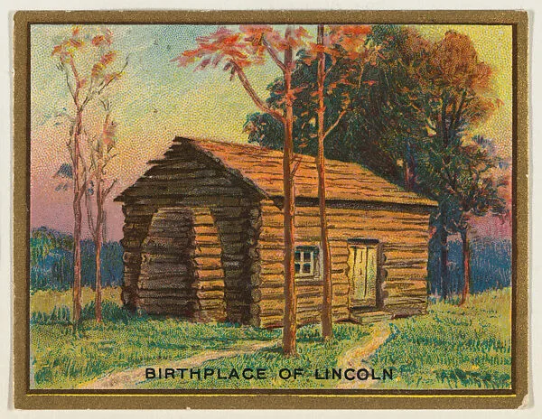 Birthplace of Lincoln, from the "Historic Homes" series (T69), issued with Helmar Cigarettes by S. Anargyros Tobacco Company — S. Anargyros Tobacco Company