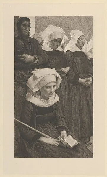 The Pardon — Pascal-Adolphe-Jean Dagnan-Bouveret|Eugène Gaujean