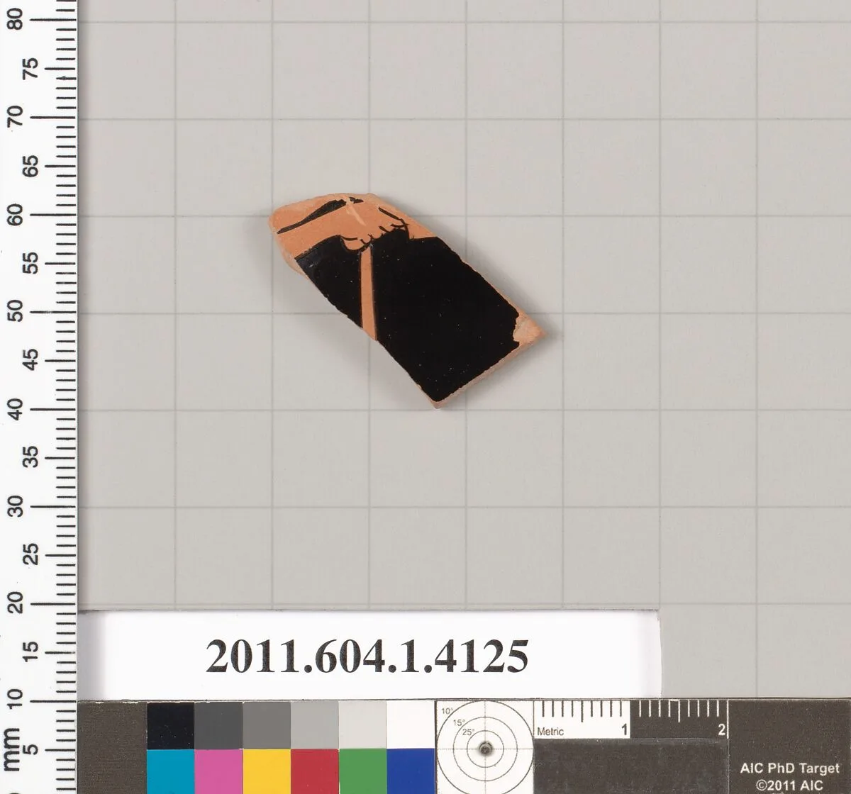 Terracotta fragment of a kylix (drinking cup) — Unknown