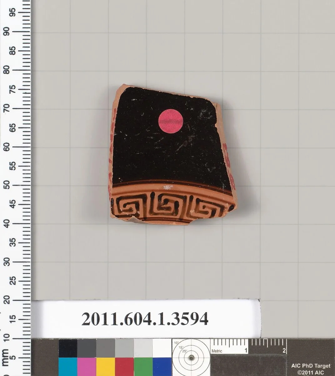 Terracotta fragment of a kylix (drinking cup) — Unknown
