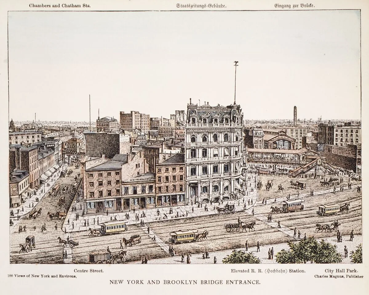 New York and Brooklyn Bridge Entrance — Charles Magnus & Company