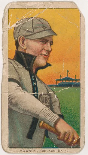 Del Howard, Chicago, from Red Cross Tobacco Baseball Series, 1910-1912