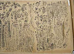 文昭皇后禮佛圗(拓片)|Queen Wenzhao with her entourage worshipping the Buddha — Unknown