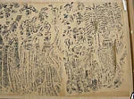 文昭皇后禮佛圗(拓片)|Queen Wenzhao with her entourage worshipping the Buddha