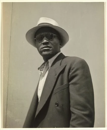 [Pedestrian, Detroit, for Series “Labor Anonymous,” Fortune Magazine, 1946]