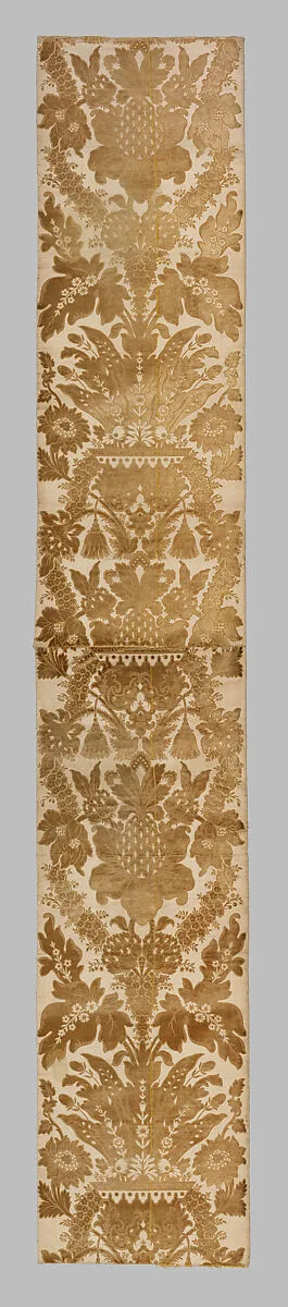 Length of furnishing velvet — Unknown