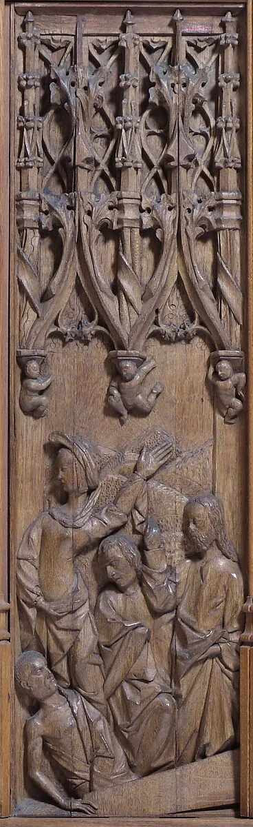 Panel with the Razing of Lazarus — Unknown