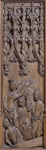 Panel with the Razing of Lazarus