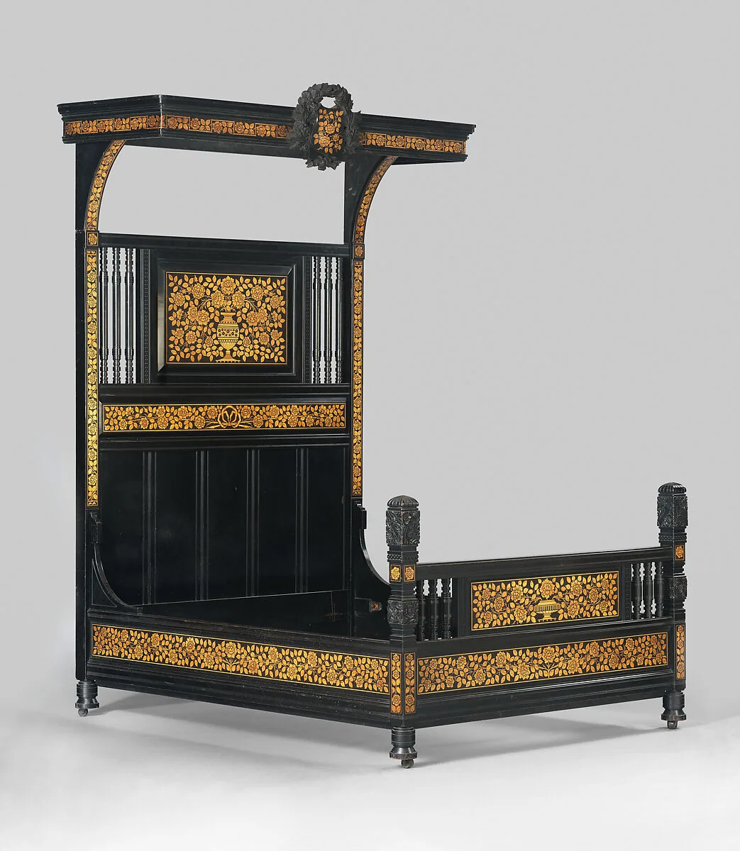 Bedstead — Herter Brothers