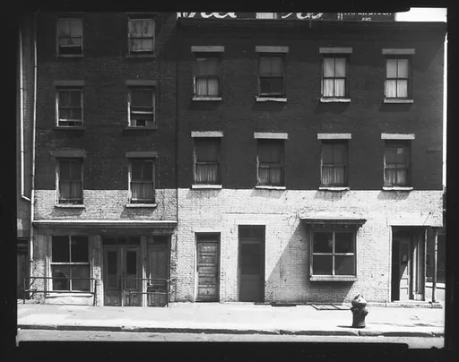 [Brick Buildings on Waterfront, James Slip, New York City]