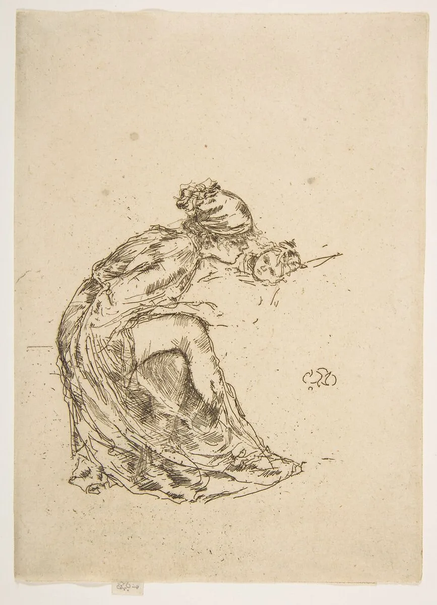 Cameo, No. 1 (Mother and Child) — James McNeill Whistler