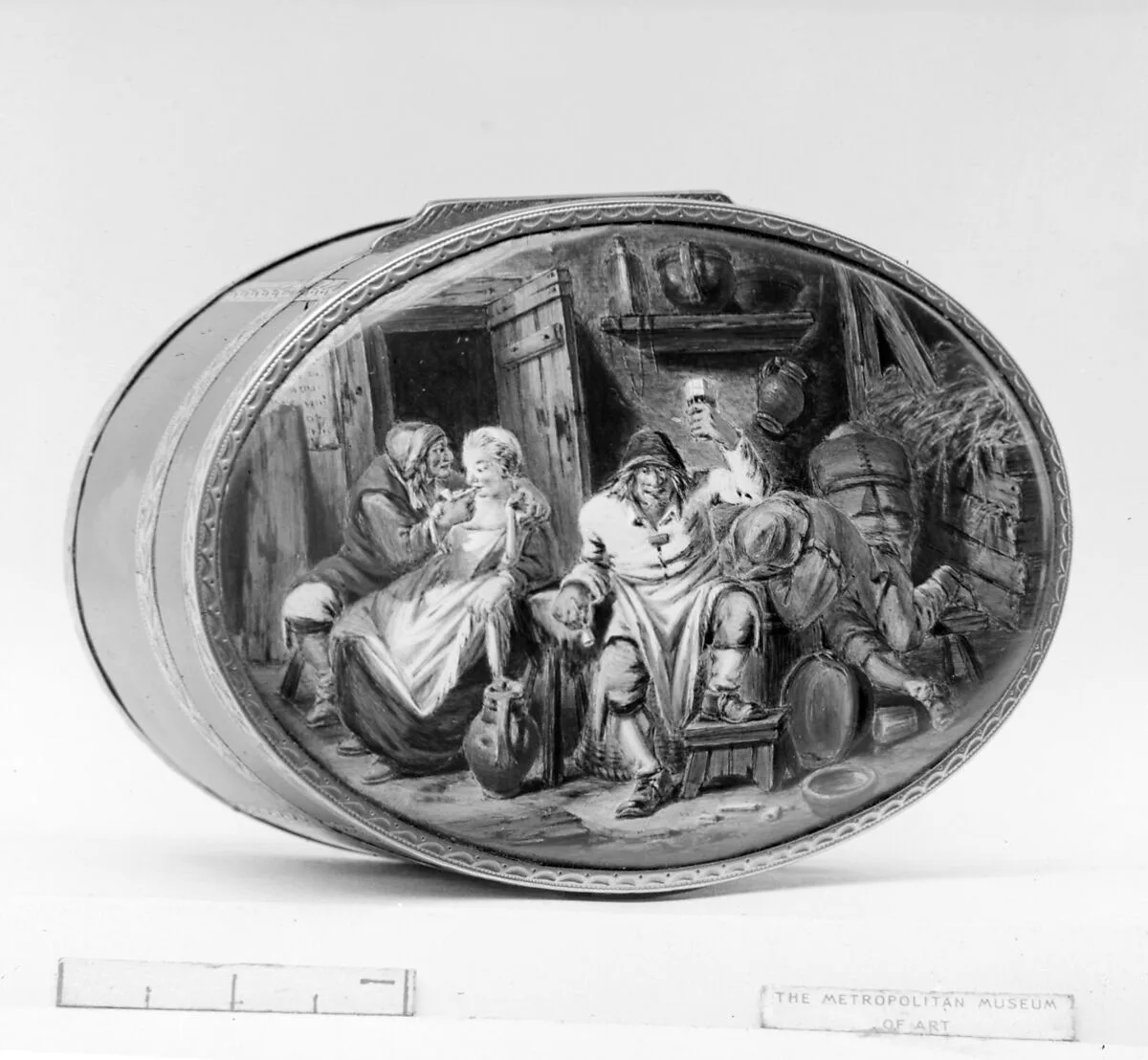 Snuffbox with genre scene — Jean-Lambert Payen