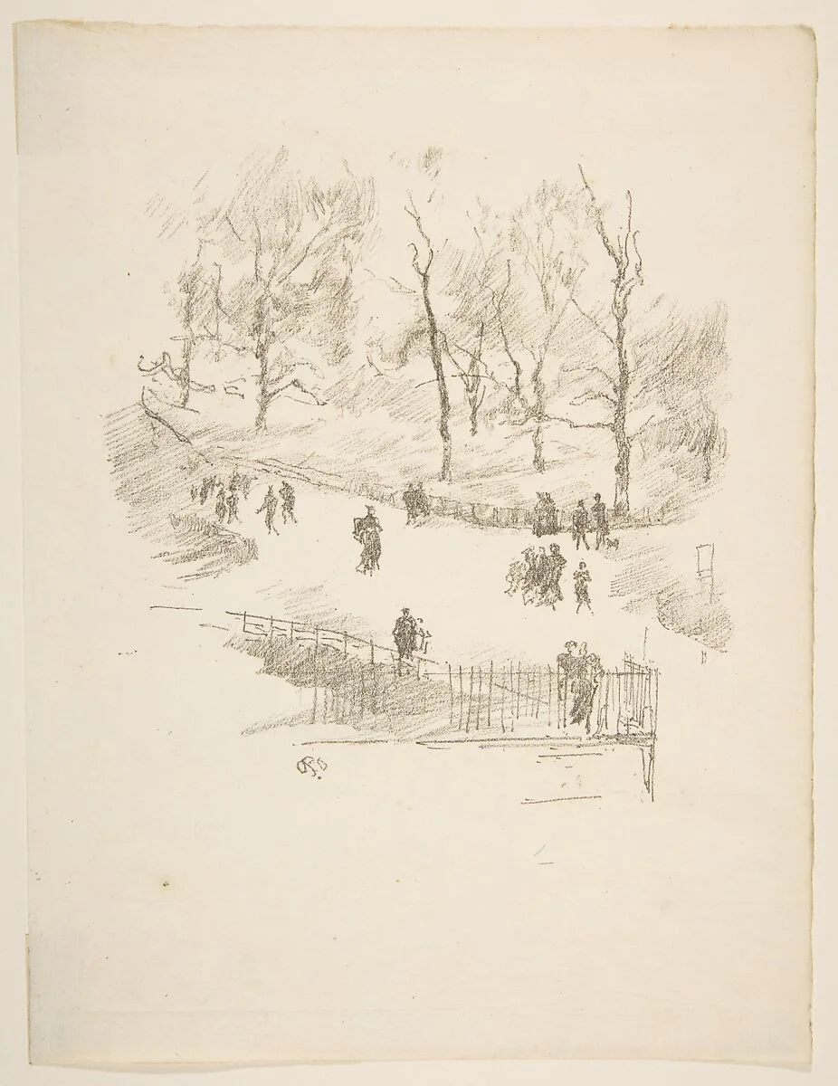 Kensington Gardens — James McNeill Whistler