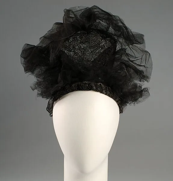 Evening hat — Sally Victor