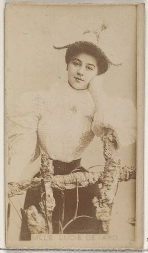 Mlle. Lucie Gerard, from the Actors and Actresses series (N45, Type 8) for Virginia Brights Cigarettes