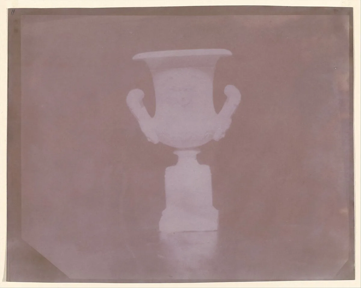 Vase with Medusa's Head — William Henry Fox Talbot
