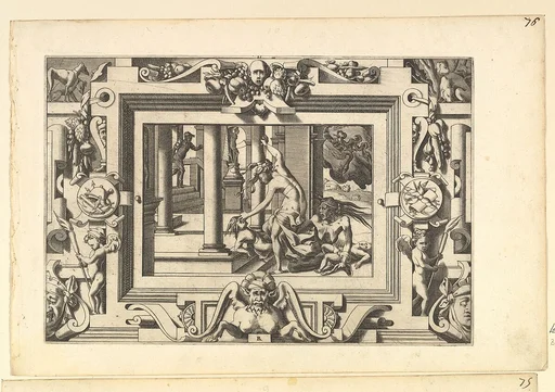 Medea Kills Her Two Children by Jason (Pour qui d'Absyrte a le sang repandu, fait que du sien le tort lui soit rendu...)