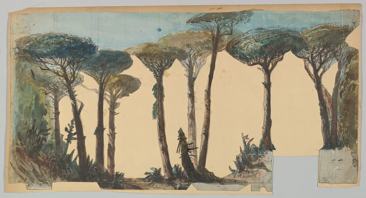Design for a Stage Set — Eugène Cicéri