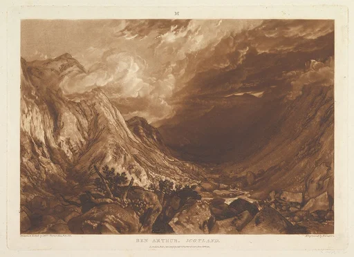 Ben Arthur, Scotland (Liber Studiorum, part XIV, plate 69)