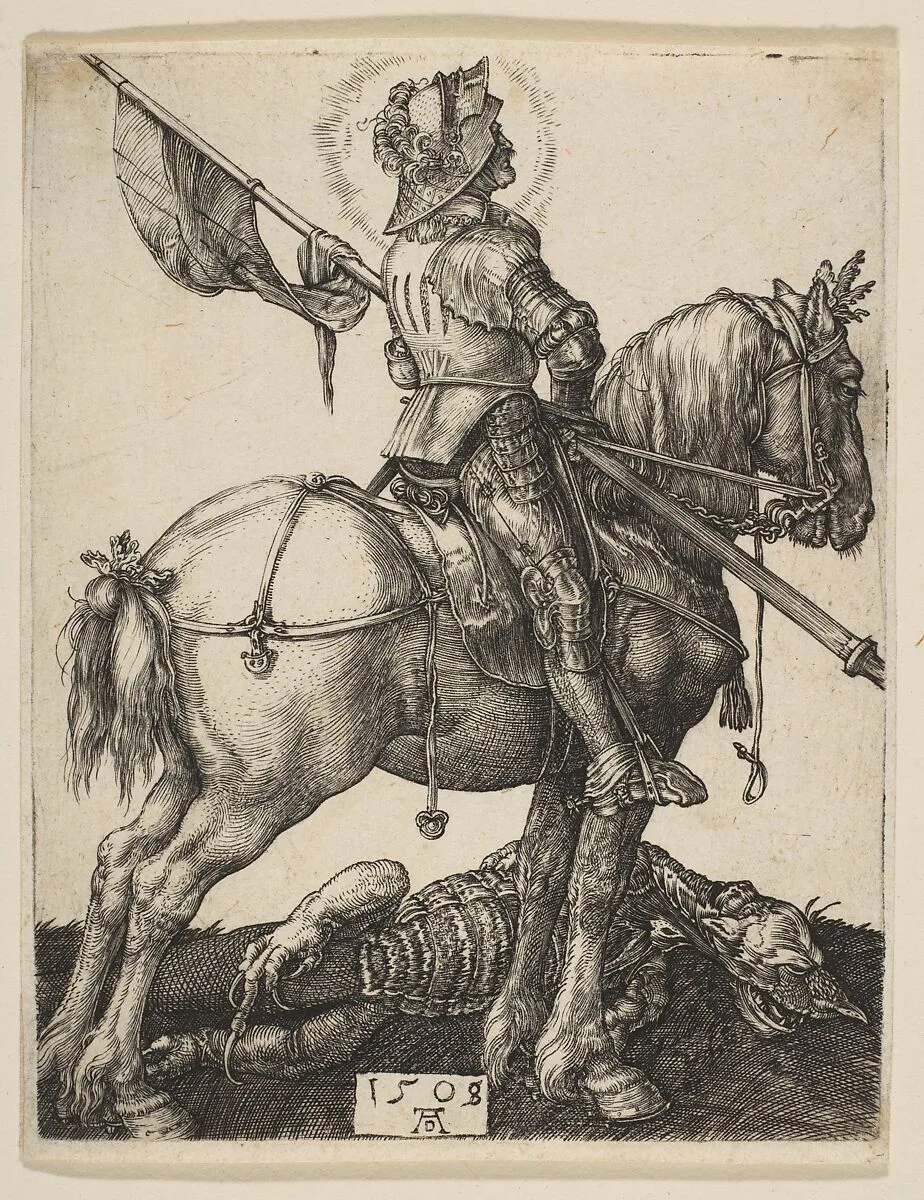 Saint George on Horseback — Albrecht Dürer