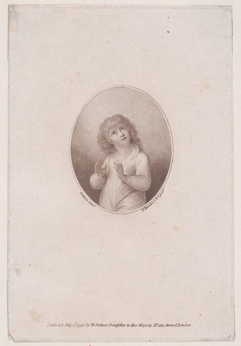 The Angelic Child — Francesco Bartolozzi|William Palmer|J. Robinson