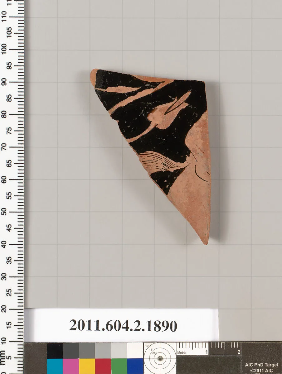 Terracotta fragment of a skyphos (deep drinking cup) — Unknown