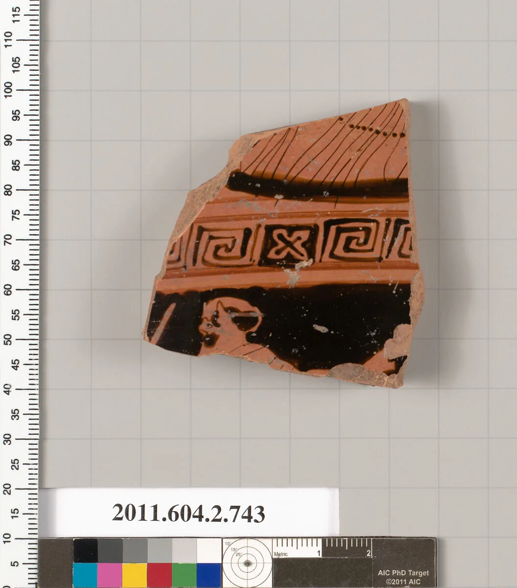 Terracotta fragment of a calyx-krater (bowl for mixing wine and water) — Unknown