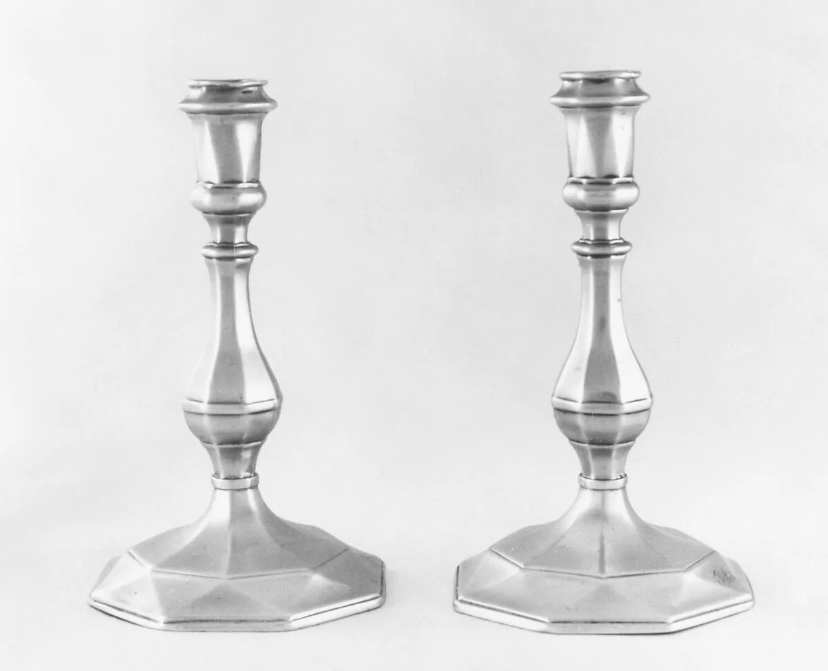 Pair of candlesticks — Thomas Merry I