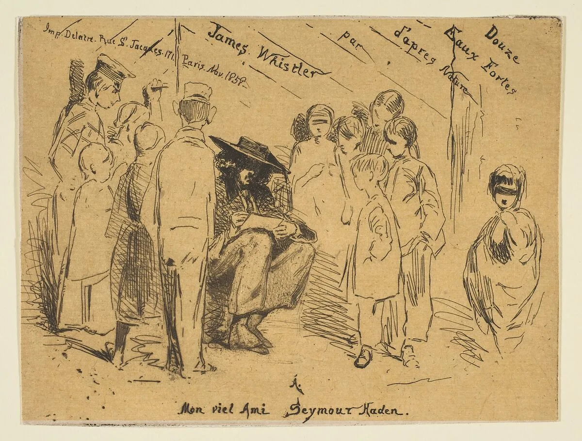 Title Page from the "French Set" (Douze Eaux-Fortes d'Après Nature) — Auguste Delâtre|James McNeill Whistler