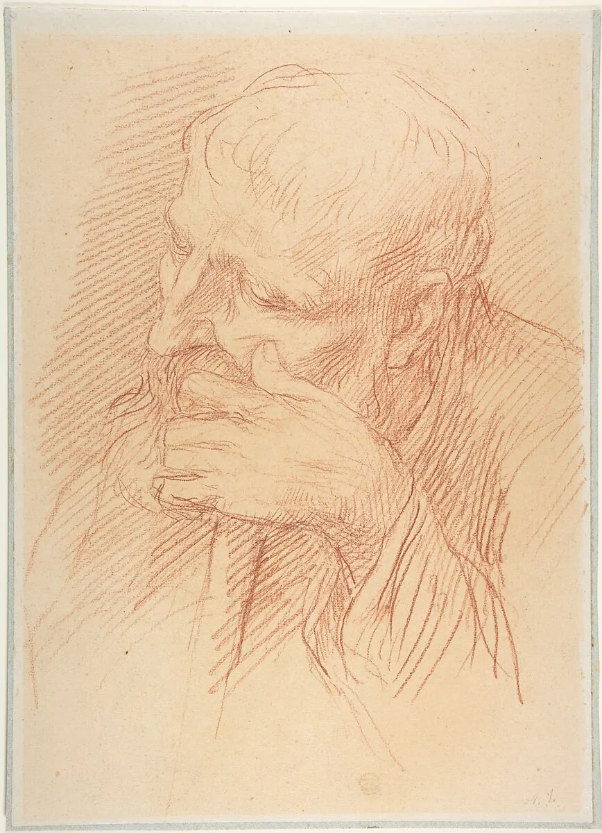 Study of a Head — Alphonse Legros